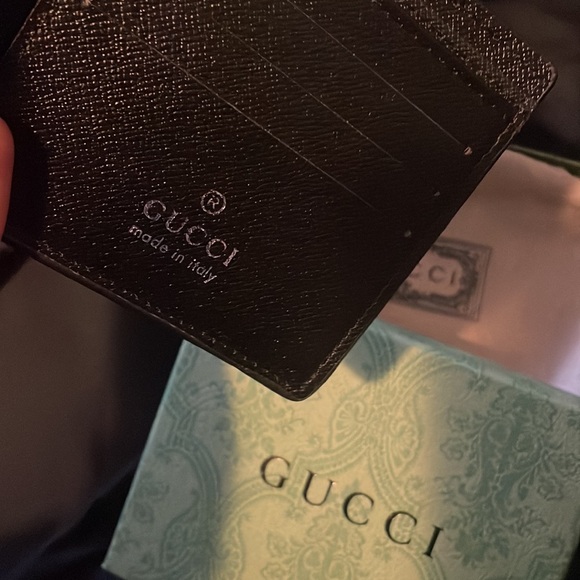 Black premium Gucci wallet with bag and box. - Picture 2 of 4